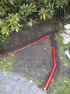 Dokumentation Kabelwege außen